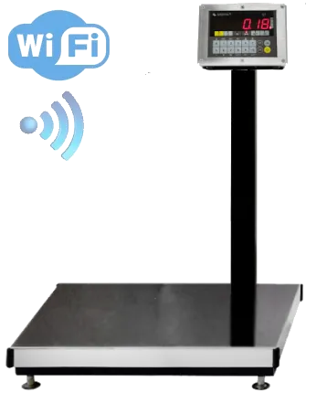 Весы товарные МЕРА ПВм-3/150 с АКБ(инд BT-1) Wi-fi 60х40