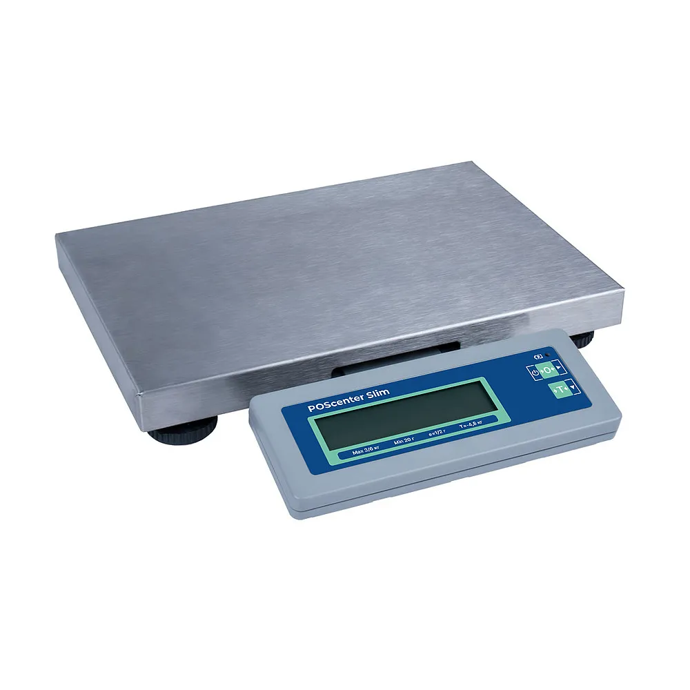 Весы порционные POScenter Slim 200 6-1.2 ДП1 Ю (СлимДП1 POS USB) 5347