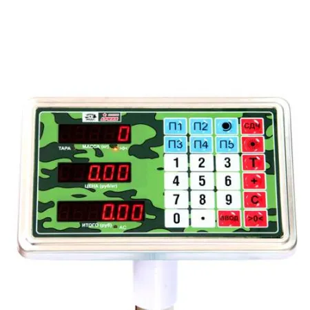 весы товарные мидл мп 60 мда ф-3 (10/20,450х600 нерж) красная армия