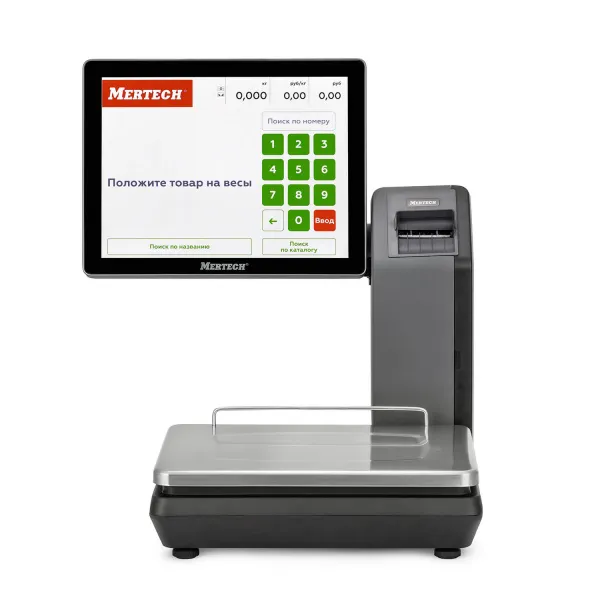 весы с печатью этикеток m-er 725 pm-32.5 (15", usb, ethernet, wi-fi)