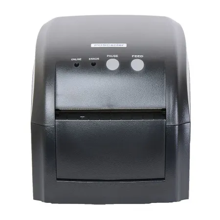 принтер этикеток poscenter pc-80use, термо, 203dpi, usb, ethernet, rs232, черный с отделителем