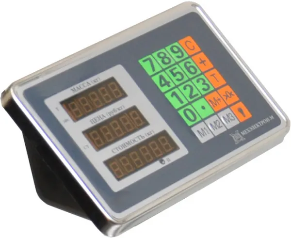 весы платформенные мехэлектрон вэт-1-2000п-1с-дб, 1000х1000