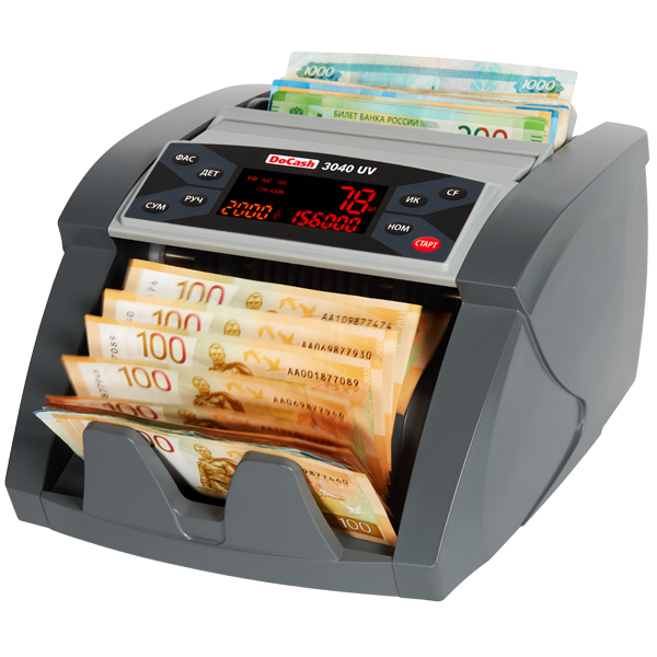 счетчик банкнот docash 3040 t uv