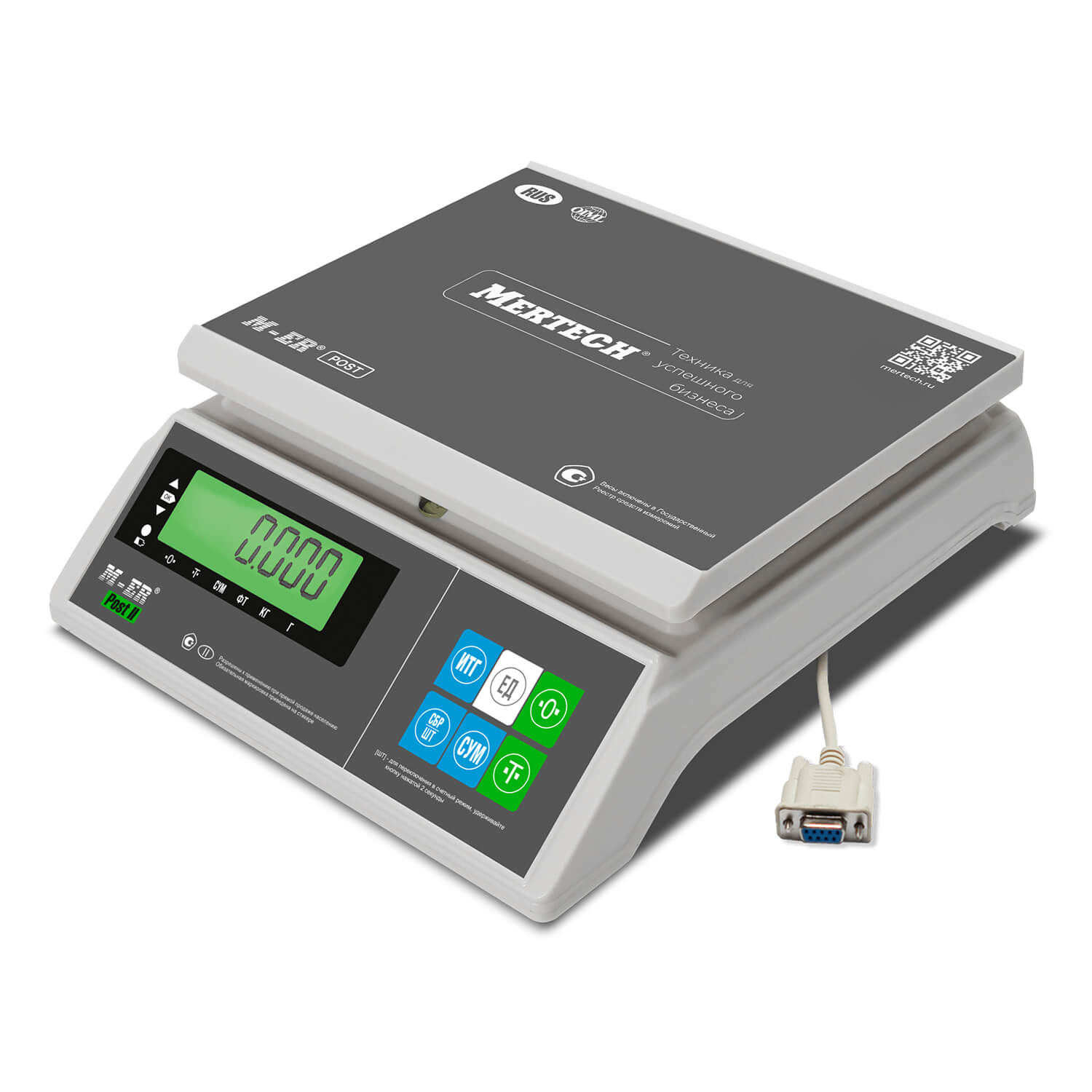 Весы порционные M-ER 326AFU -6.01 LCD RS-232
