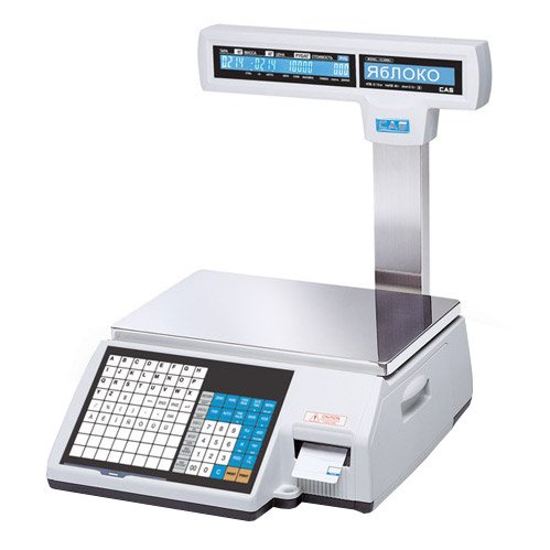 весы с печатью этикетки cas cl-5000j-30ip ethernet