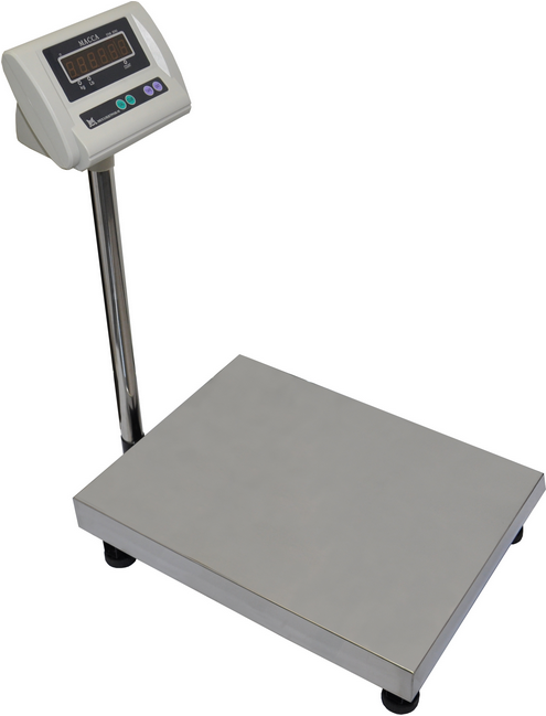 Весы товарные Мехэлектрон ВЭТ-600-100/200-2С-ДБ (600х800)