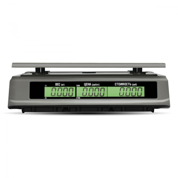весы торговые m-er 328ac-6.1 lcd touch-m/ rs232,usb