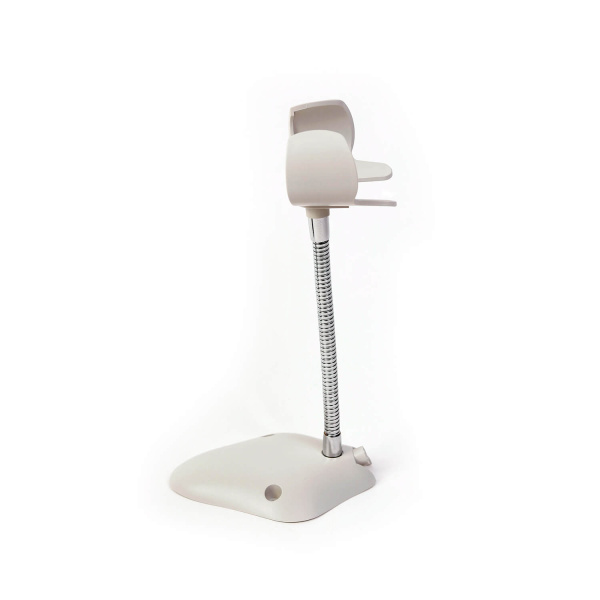 пластиковая подставка для сканеров mertech 600/610, 2200/2210, 2300/2310, гибкая (sense) white