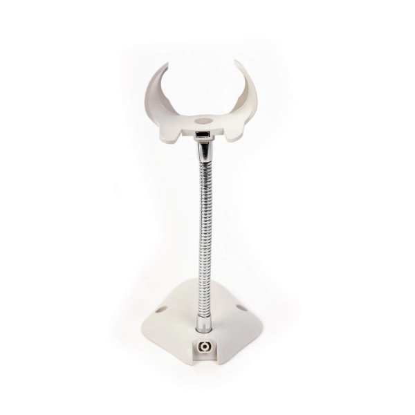 пластиковая подставка для сканеров mertech 600/610, 2200/2210, 2300/2310, гибкая (sense) white