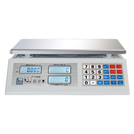 весы торговые форт-т 870 (15.2) lcd трейд