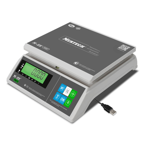 Весы порционные M-ER 326AFU -15.1 LCD с USB